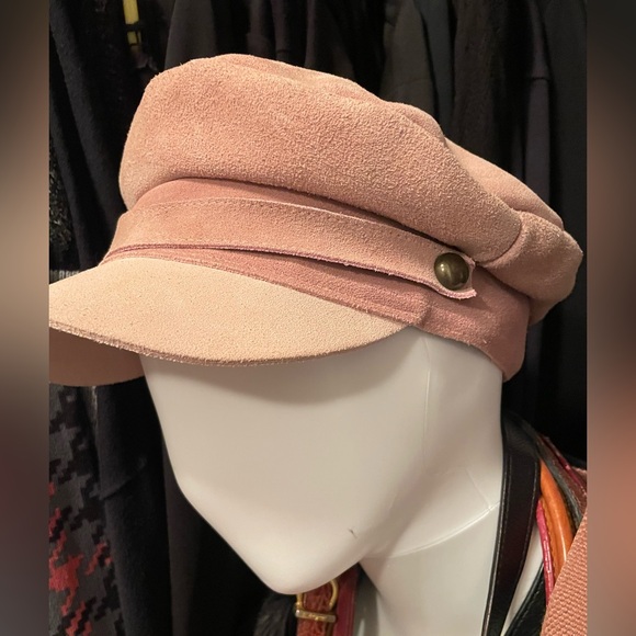 Genuine Suede Lack of Color "Lola" Pink hat. - Picture 5 of 8